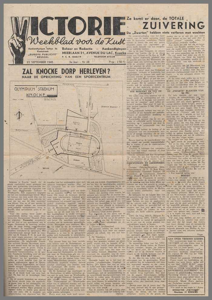 Krantje: Victorie - 2e jaar - N° 38 - 22 September 1945