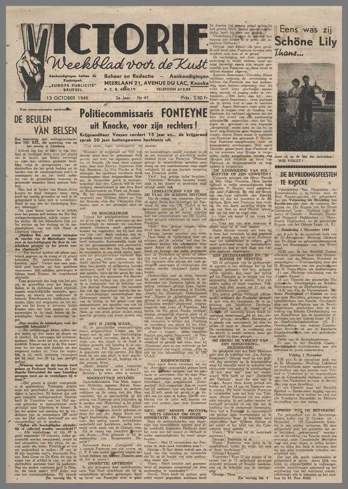 Krantje: Victorie - 2e jaar - N° 41 - 13 October 1945