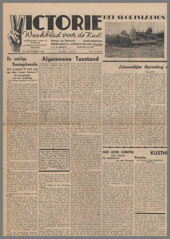 Krantje: Victorie - 2e jaar - N° 46 - 24 November 1945