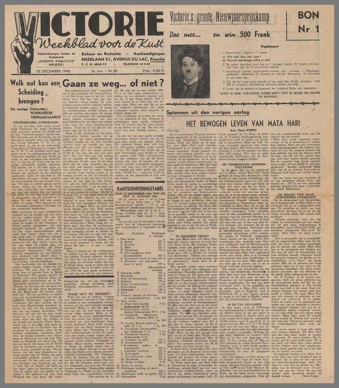 Krantje: Victorie - 2e jaar - N° 50 - 15 December 1945