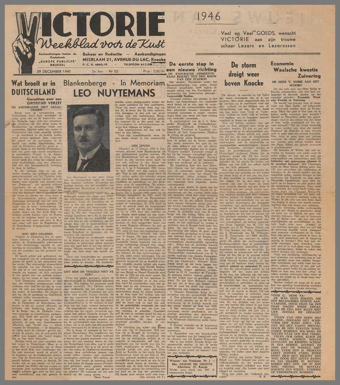 Krantje: Victorie - 2e jaar - N° 52 - 29 December 1945