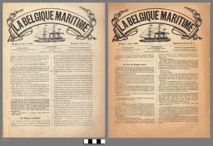 La Belgique Maritime (tijdschrift) - bundeling - 1880 (nr. 1) tot en met 1884 (nr. 12)