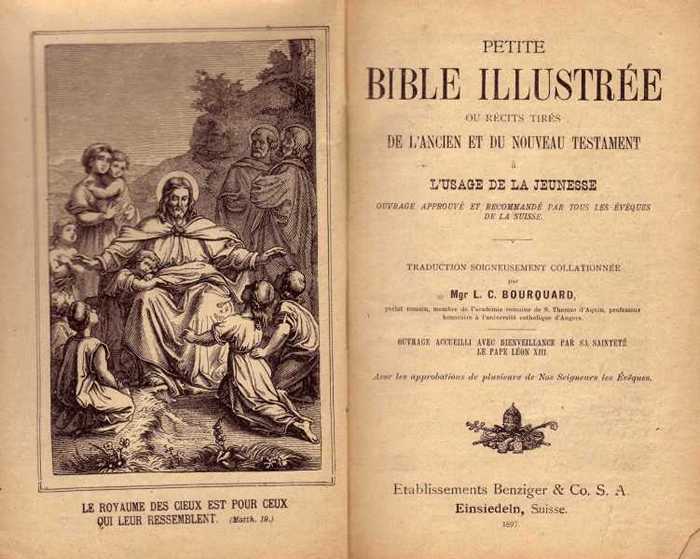 Boek: Petit Bible illustrée ou récits tirés de lancien & du nouveau Testament