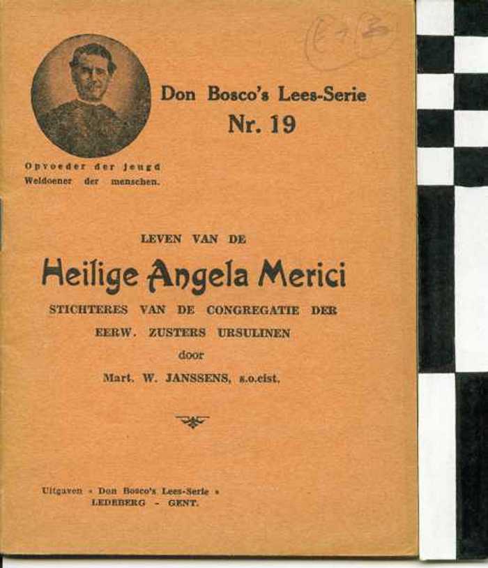Boekje: Leven van de Heilige Angela Merici