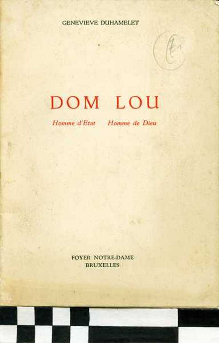 Boekje: Dom Lou - Homme dEtat Homme de Dieu