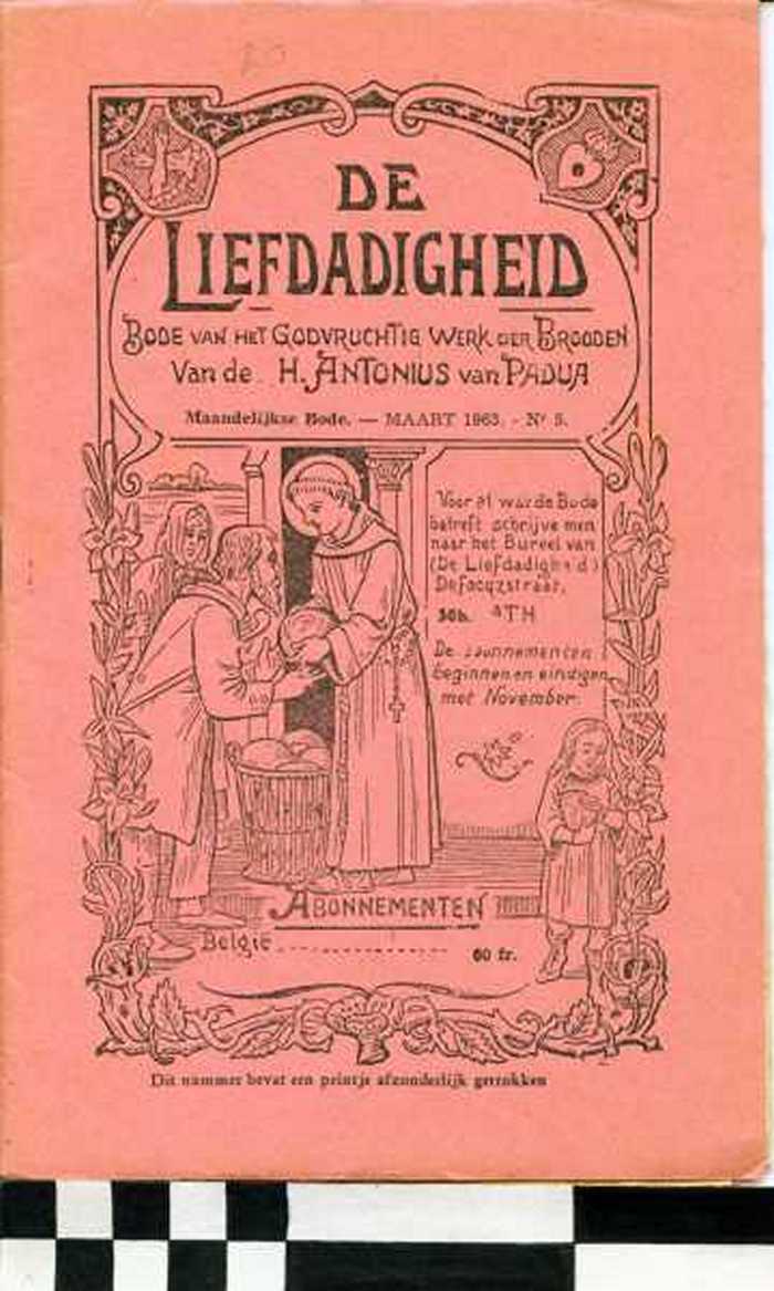 Tijdschrift: De Liefdadigheid - Bode van het godsvruchtig werk der Brooden van de H. Antonius van Padua - maart 1963