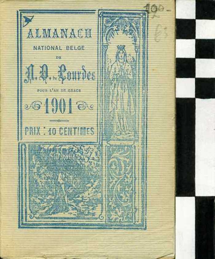 Almanak: Almanach nationale Belge de N.D. de Lourdes pour lan de grace 1901