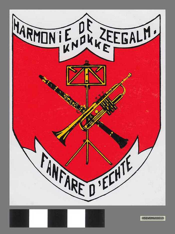 Sticker: Harmonie De Zeegalm - Knokke