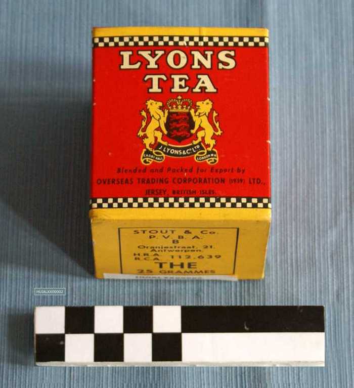 Verpakkingsdoosje van Lyons Tea (10 zakjes)