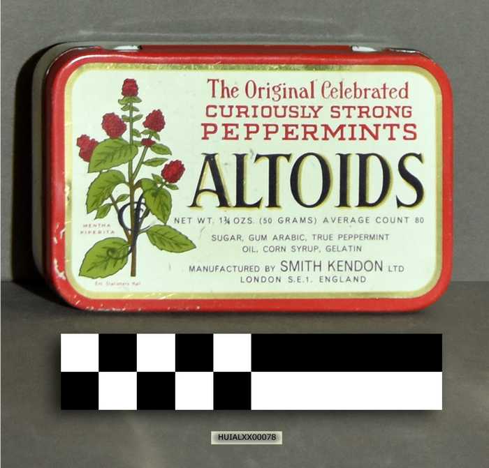 Blikken doos 'Altoids Peppermints'