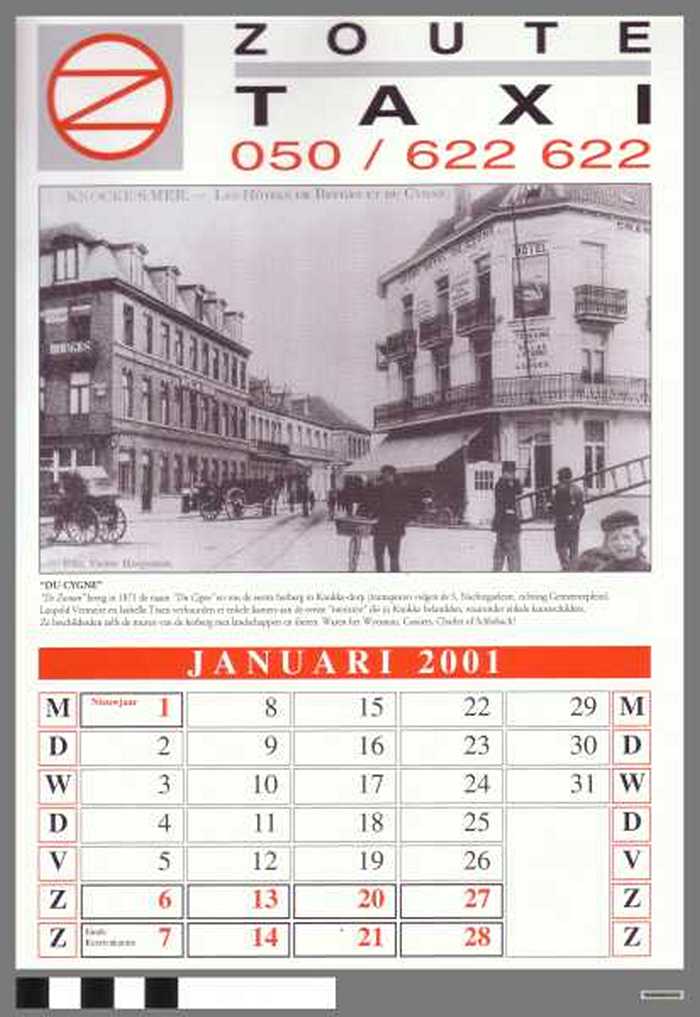 Kalender 2001 - Zoute Taxi