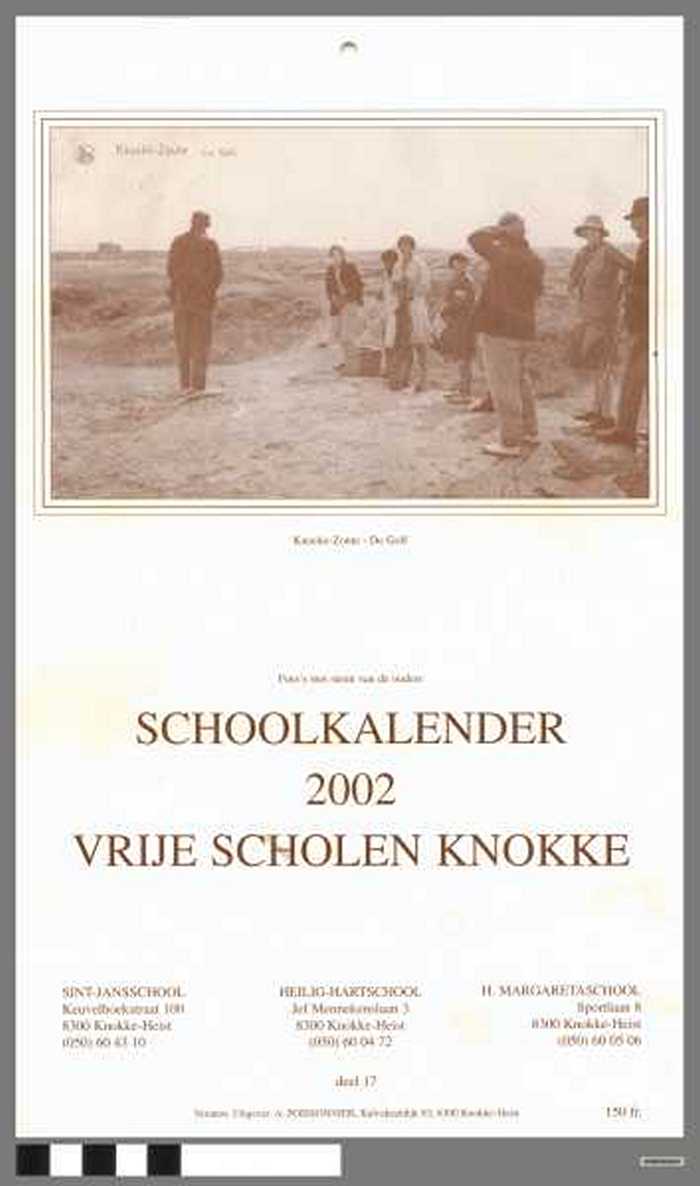 SCHOOLKALENDER 2002 - Vrije Scholen Knokke