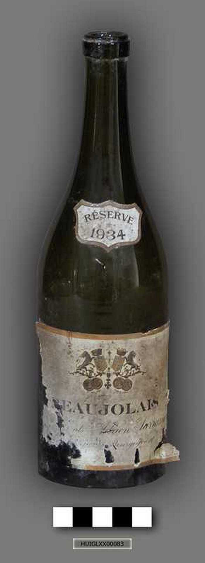 Wijnfles: Beaujolais - 1934