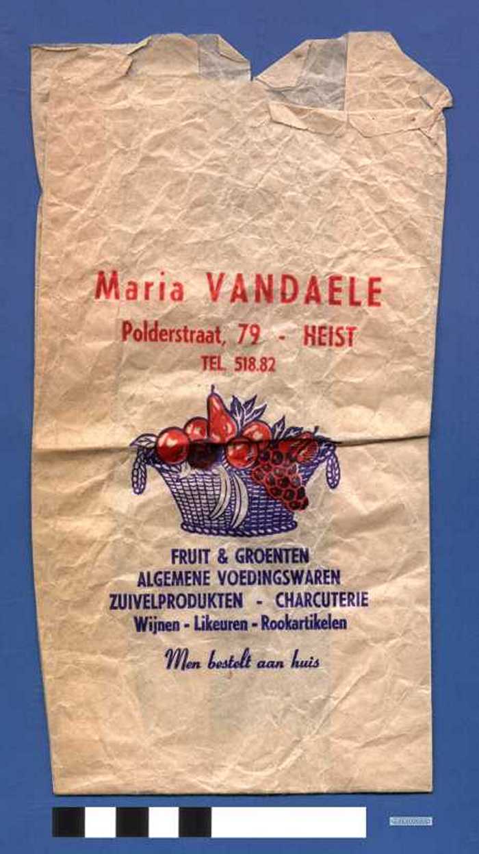 Zakje voor voedingswaren: Maria VANDAELE - Heist