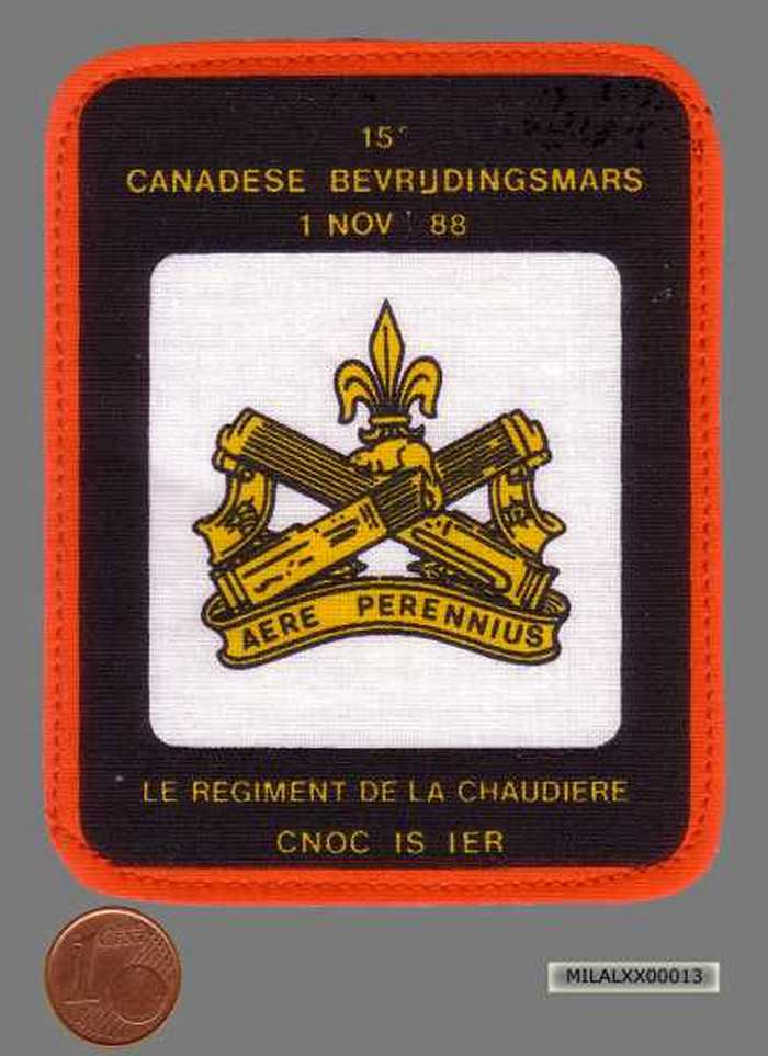 Insigne 15e Canadese Bevrijdingsmars. Cnoc is Ier.