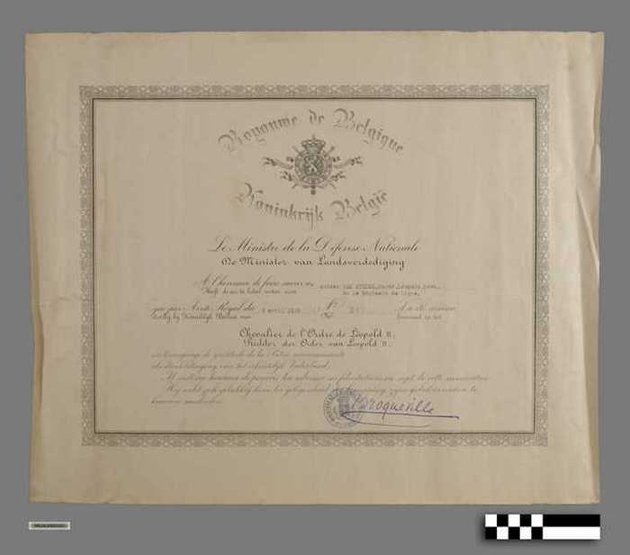 Koninkrijk België - Ridder der Order van Leopold II - VAN STEENE Oscar