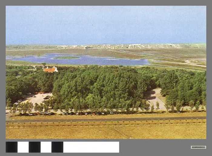 Luchtfoto van het Zwin (het reservaat) - Vue aérienne du Zwin (la réserve)