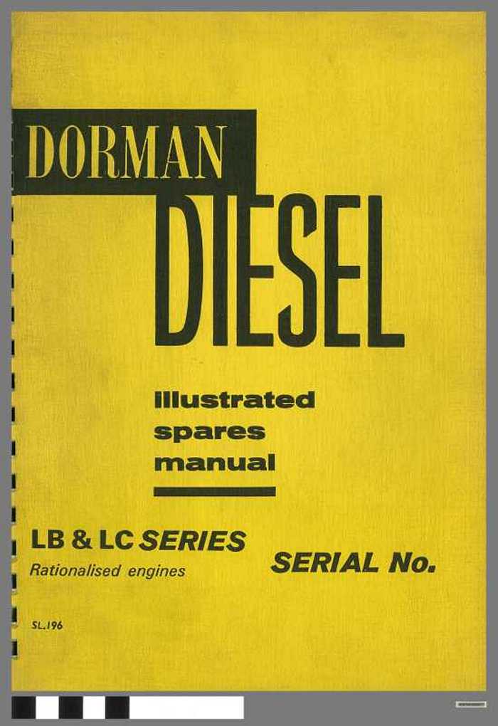 Dorman Diesel - LB & LC Series - Illustrated Spares Manual
