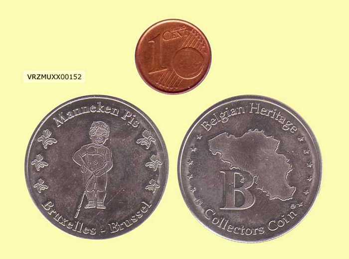Belgian Heritage Collectors Coin - Manneken Pis Brussel